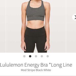 Lululemon Energy Bra long line